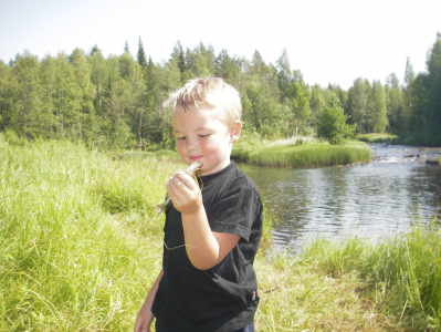 viktor älskar att fiska